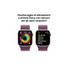 Apple Watch Series 10 GPS 42mm Rose Gold Aluminium Case with Plum Sport Loop