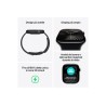 Apple Watch Series 10 GPS + Cellular 42mm Jet Black Aluminium Case with Black Sport Band - M/L