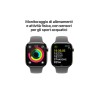 Apple Watch Series 10 GPS + Cellular 46mm Natural Titanium Case with Stone Grey Sport Band - S/M