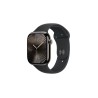 Apple Watch Series 10 GPS + Cellular 46mm Slate Titanium Case with Black Sport Band - M/L