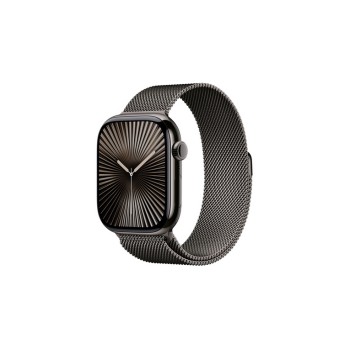 Apple Watch Series 10 GPS + Cellular 46mm Slate Titanium Case with Slate Milanese Loop - M/L