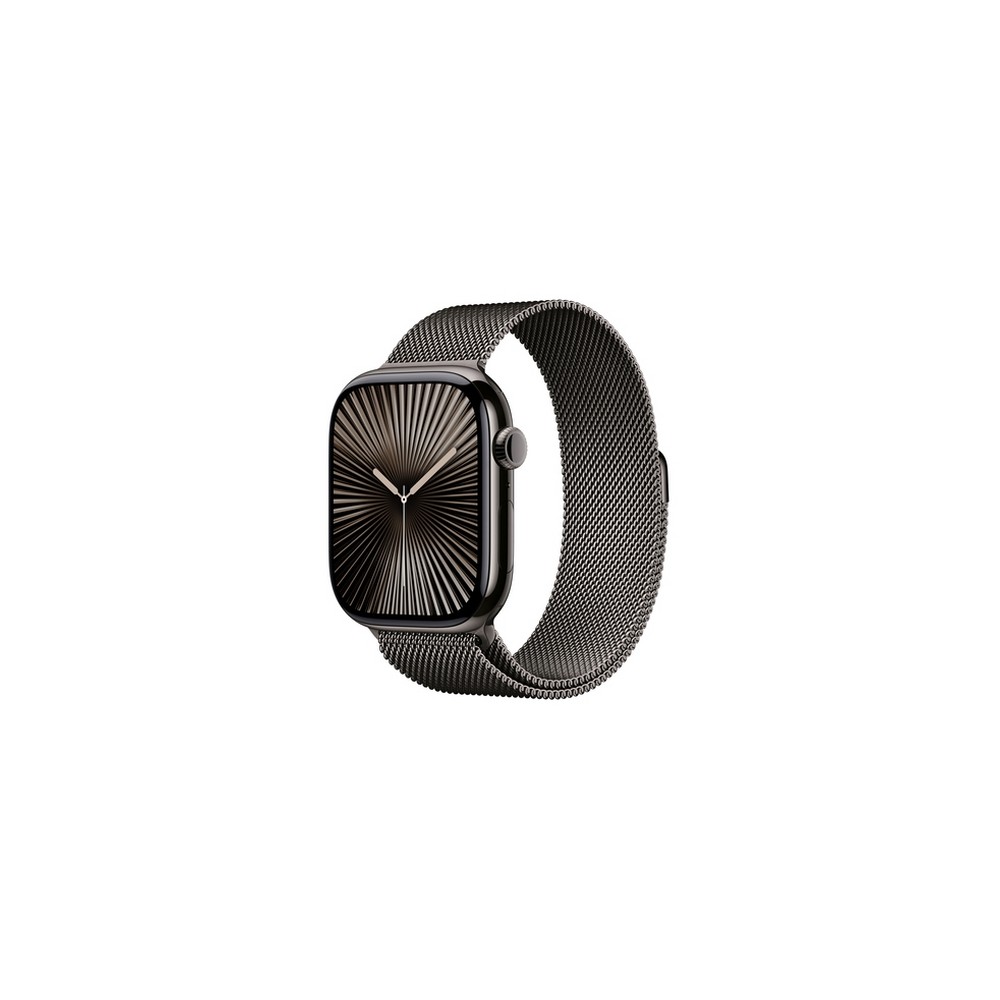 APPLE Apple Watch Series 10 GPS + Cellular 46mm Slate Titanium Case with Slate Milanese Loop - M/L