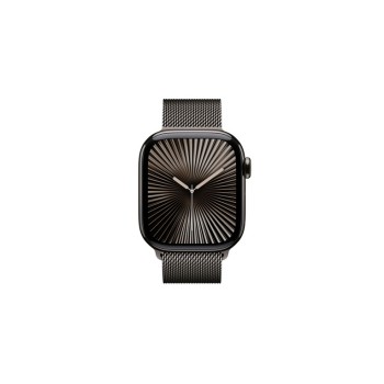 Apple Watch Series 10 GPS + Cellular 42mm Slate Titanium Case with Slate Milanese Loop