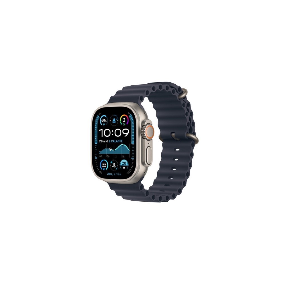 APPLE Apple Watch Ultra 2 GPS + Cellular 49mm Natural Titanium Case with Navy Ocean Band