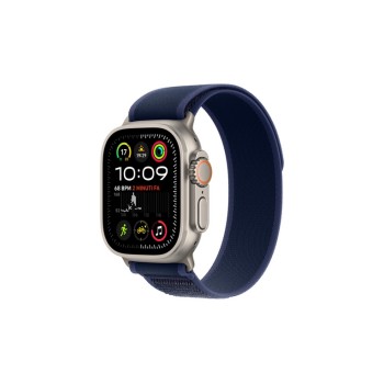 Apple Watch Ultra 2 GPS + Cellular 49mm Natural Titanium Case with Blue Trail Loop - S/M