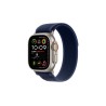 Apple Watch Ultra 2 GPS + Cellular 49mm Natural Titanium Case with Blue Trail Loop - S/M