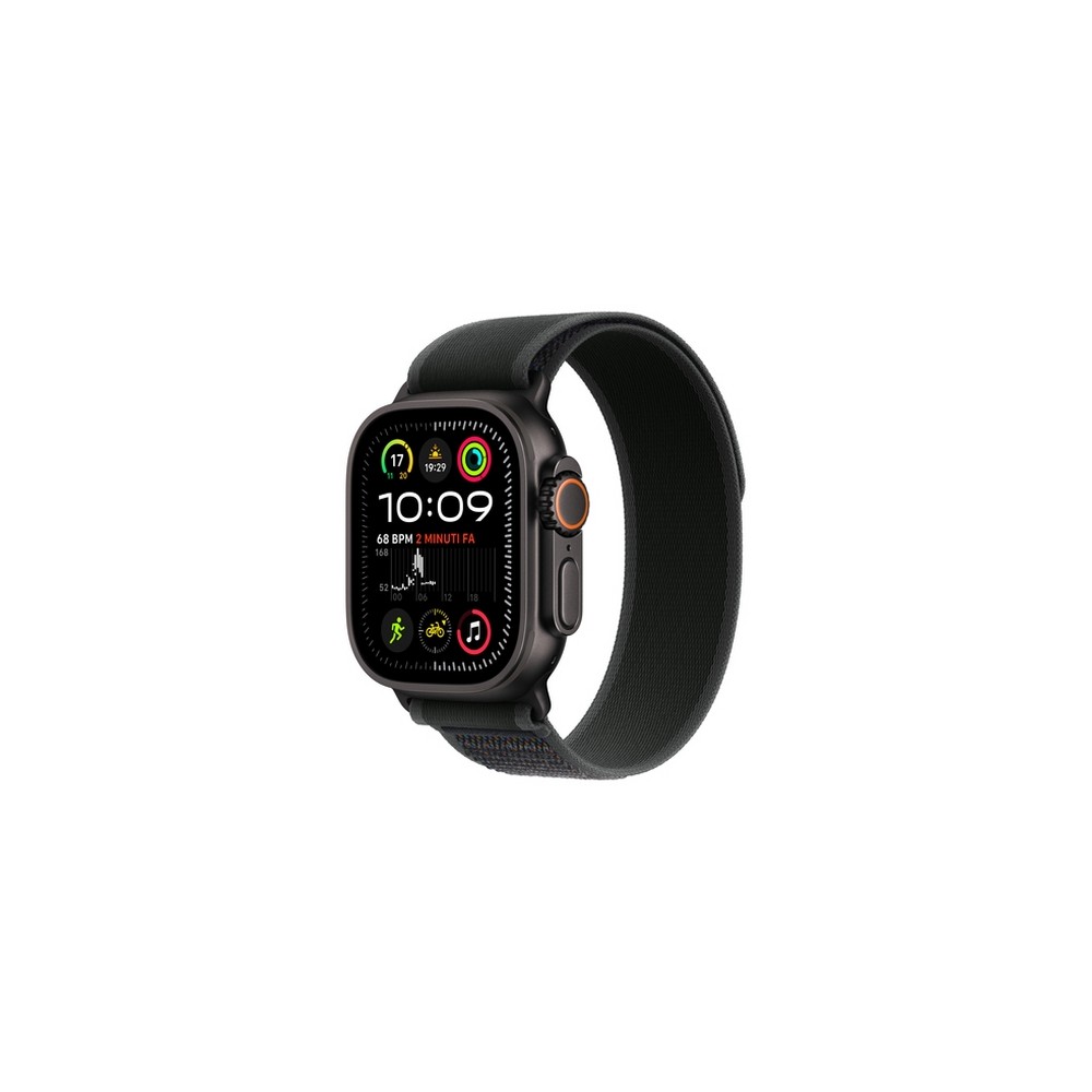 APPLE Apple Watch Ultra 2 GPS + Cellular 49mm Black Titanium Case with Black Trail Loop - S/M