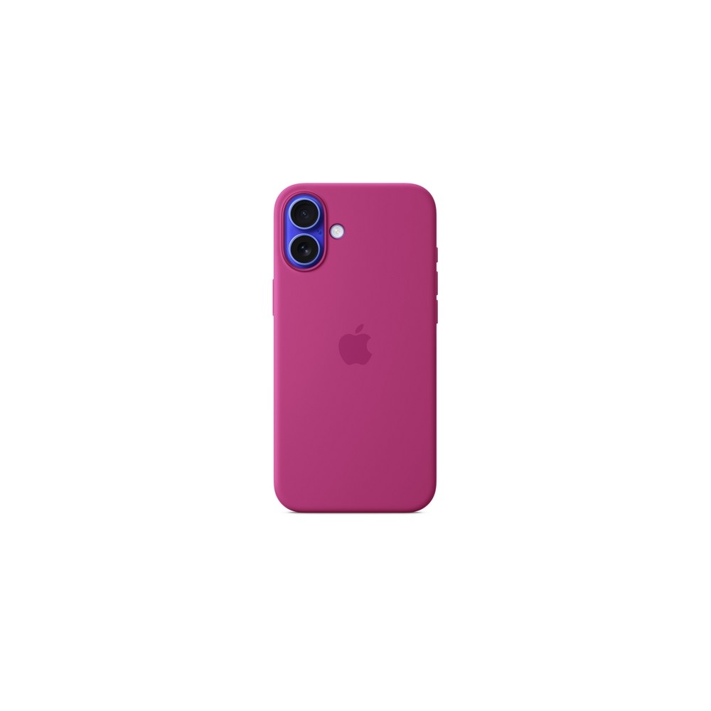 iPhone 16 Plus Silicone Case with MagSafe - Fuchsia