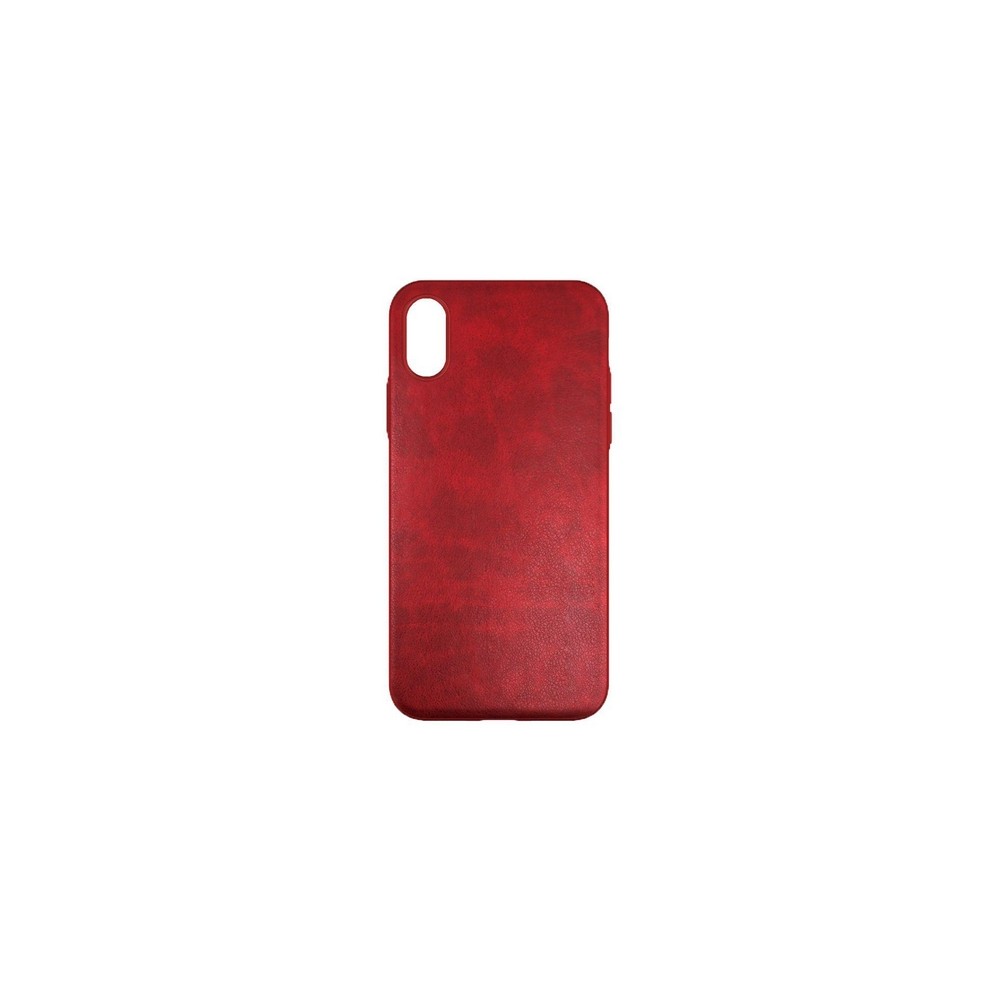 Tunit Light Case - iPhone XR \\ Custodia effetto pelle - Red