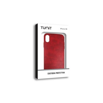 Tunit Light Case - iPhone XR \\ Custodia effetto pelle - Red