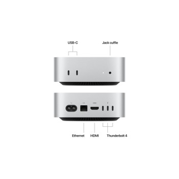 Mac mini - 512 GB \\ chip Apple M4 CPU 10-core GPU 10-core 16 GB di memoria unificata