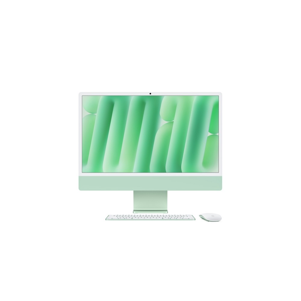 iMac 24" Retina 4.5K 512GB SSD \\ chip Apple M4 con CPU 10-core e GPU 10-core, 16GB - Verde