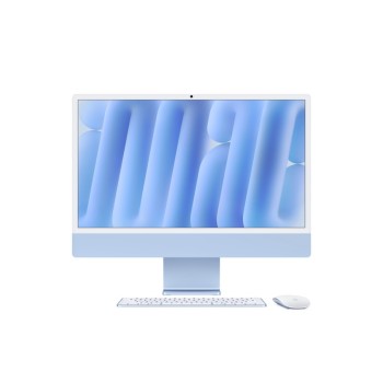 iMac 24" Retina 4.5K 512GB SSD \ 16GB RAM \ chip Apple M4 con CPU 10-core e GPU 10-core \\ Blu