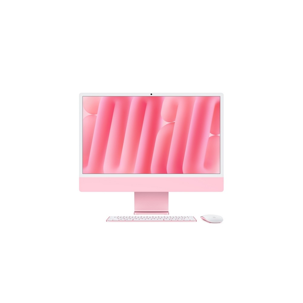 iMac 24" Retina 4.5K 256GB SSD \\ chip Apple M4 con CPU 10-core e GPU 10-core, 16GB - Rosa