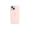 IPHONE 15 SILICONE CASE WITH MAGSAFE - LIGHT PINK