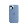 IPHONE 15 SILICONE CASE WITH MAGSAFE - WINTER BLUE