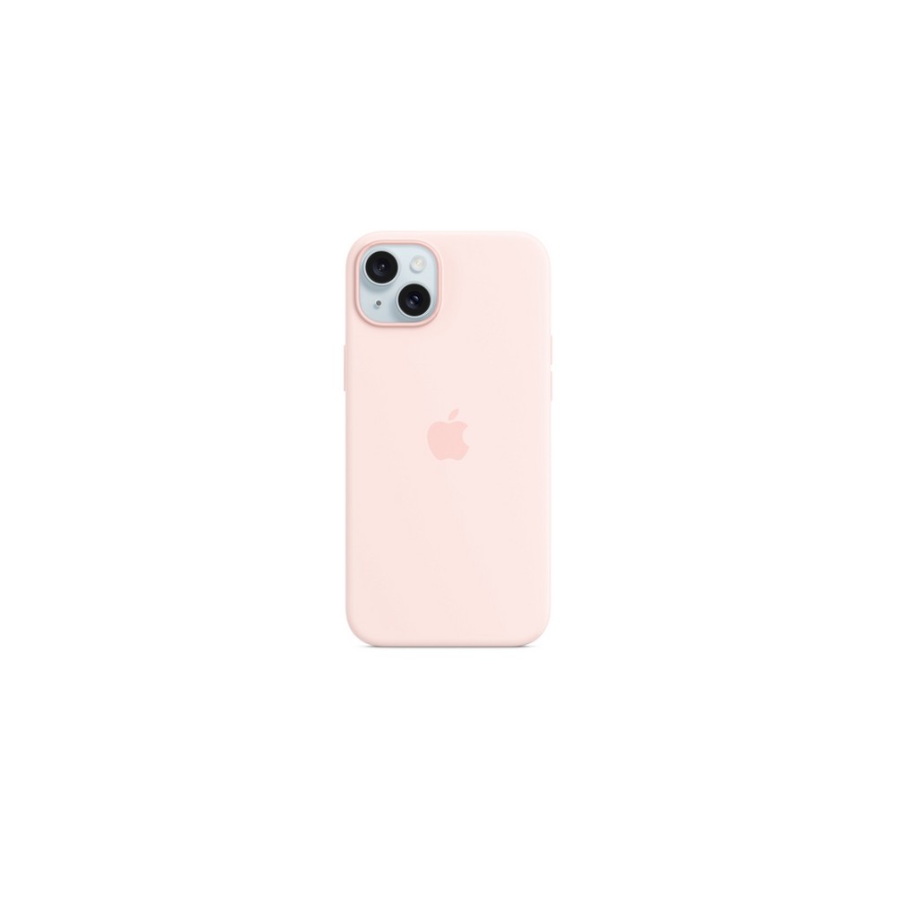 APPLE IPHONE 15 PLUS SILICONE CASE WITH MAGSAFE - LIGHT PINK