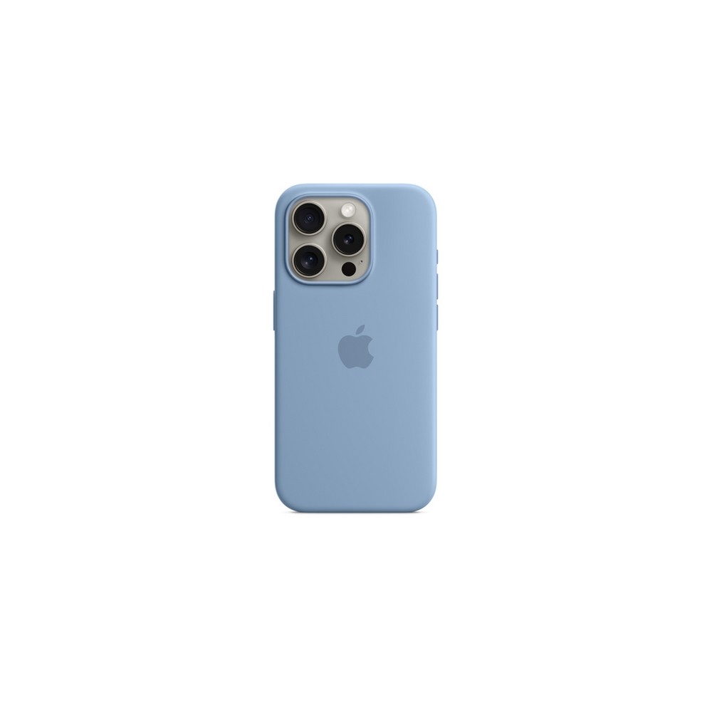 APPLE IPHONE 15 PRO SILICONE CASE WITH MAGSAFE - WINTER BLUE