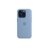 IPHONE 15 PRO SILICONE CASE WITH MAGSAFE - WINTER BLUE