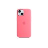Custodia in silicone iPhone 15 Plus con MagSafe \\ Rosa