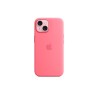 Custodia in silicone iPhone 15 Plus con MagSafe \\ Rosa