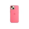 Custodia in silicone iPhone 15 Plus con MagSafe \\ Rosa