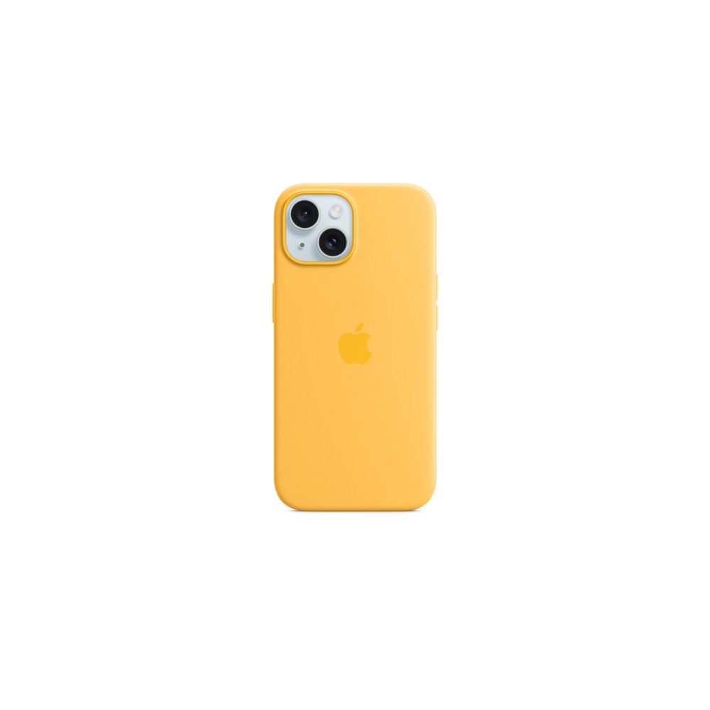 CUSTODIA IN SILICONE IPHONE 15 CON MAGSAFE \\ SOLE