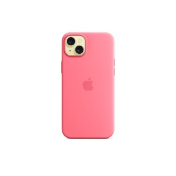 CUSTODIA IN SILICONE IPHONE 15 PLUS CON MAGSAFE \\ ROSA