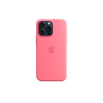 CUSTODIA IN SILICONE IPHONE 15 PRO MAX CON MAGSAFE \\ ROSA