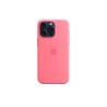 CUSTODIA IN SILICONE IPHONE 15 PRO MAX CON MAGSAFE \\ ROSA