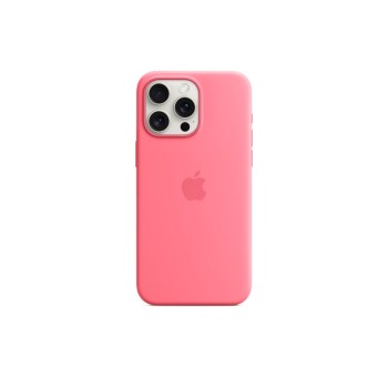 CUSTODIA IN SILICONE IPHONE 15 PRO MAX CON MAGSAFE \\ ROSA