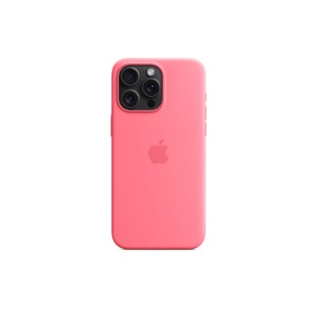 CUSTODIA IN SILICONE IPHONE 15 PRO MAX CON MAGSAFE \\ ROSA