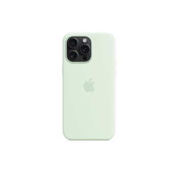 CUSTODIA IN SILICONE PER IPHONE 15 PRO MAX CON MAGSAFE \\ MENTA FREDDA