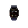 49mm Navy Alpine Loop - Small - Black Titanium Finish