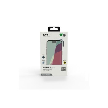 Vetro protettivo per iPhone 16 \\ Materiale riciclato, Cover friendly