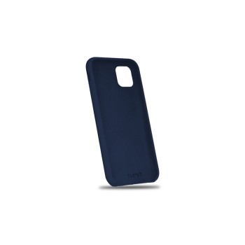 Cover in microfibra e silicone per iPhone 12 Pro Max - Dark Blue