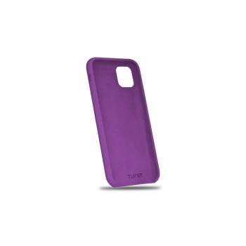 Cover in microfibra e silicone per iPhone 12 Mini - Campanula