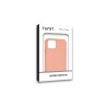 Cover in microfibra e silicone per iPhone 12 Mini - Peach