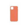 Cover in microfibra e silicone per iPhone 12 Mini - Peach