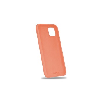Cover in microfibra e silicone per iPhone 12 Mini - Peach