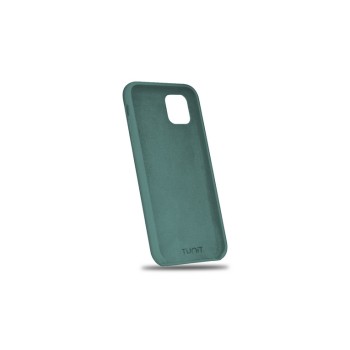 Cover in microfibra e silicone per iPhone 12 Mini - Pine Green