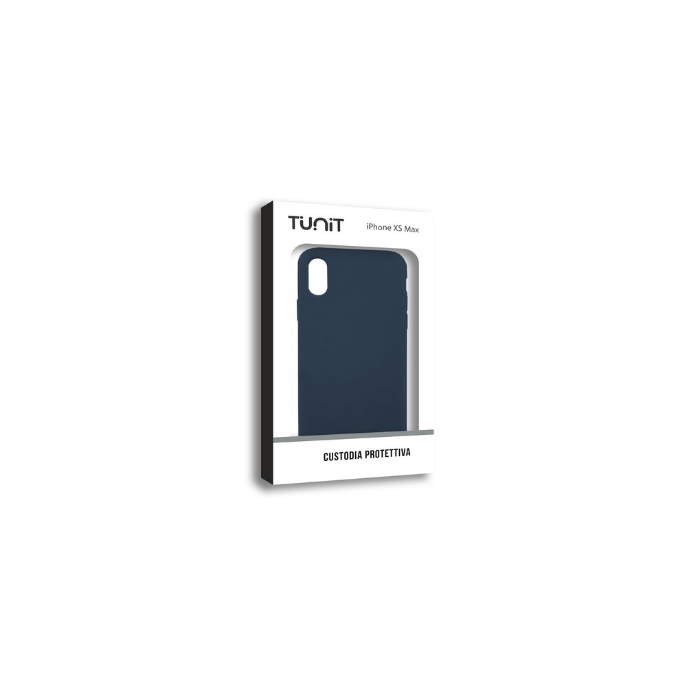 Tunit Micro Fiber - iPhone Xs Max \\ Custodia protettiva - Dark Blue