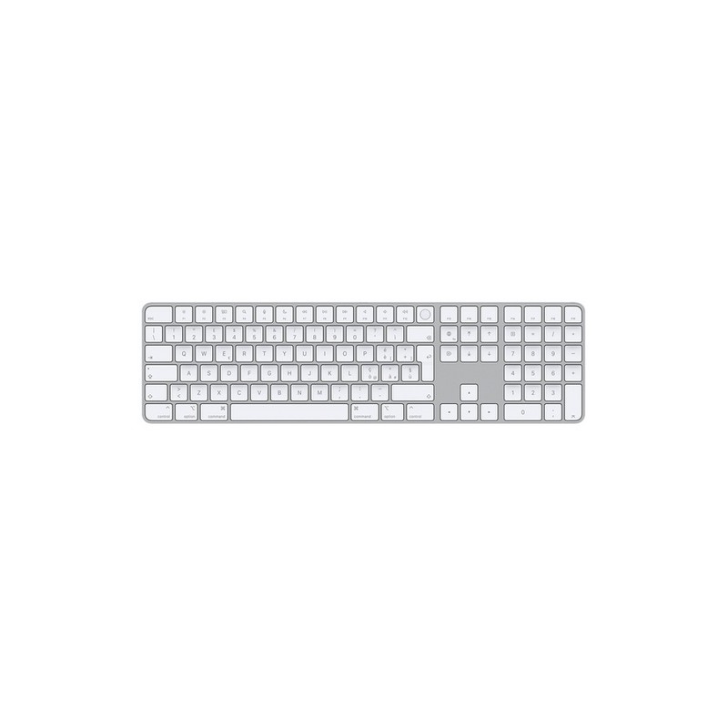 Apple Magic Keyboard con Touch ID e tastierino numerico per Mac con chip Apple \\ Argento - Italiano