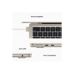 MacBook Air 13" - 512GB \\ Chip Apple M2 8-core CPU 10-core GPU - Galassia