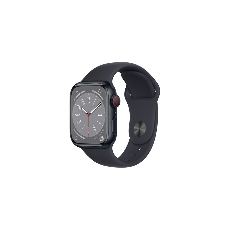 Apple Watch Series 8 GPS+Cellular 41mm \\ Cassa alluminio mezzanotte con cinturino Sport mezzanotte