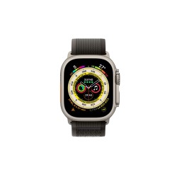 Apple Watch Ultra GPS+Cellular 49mm \\ Cassa titanio con Trail Loop nero/grigio - S/M