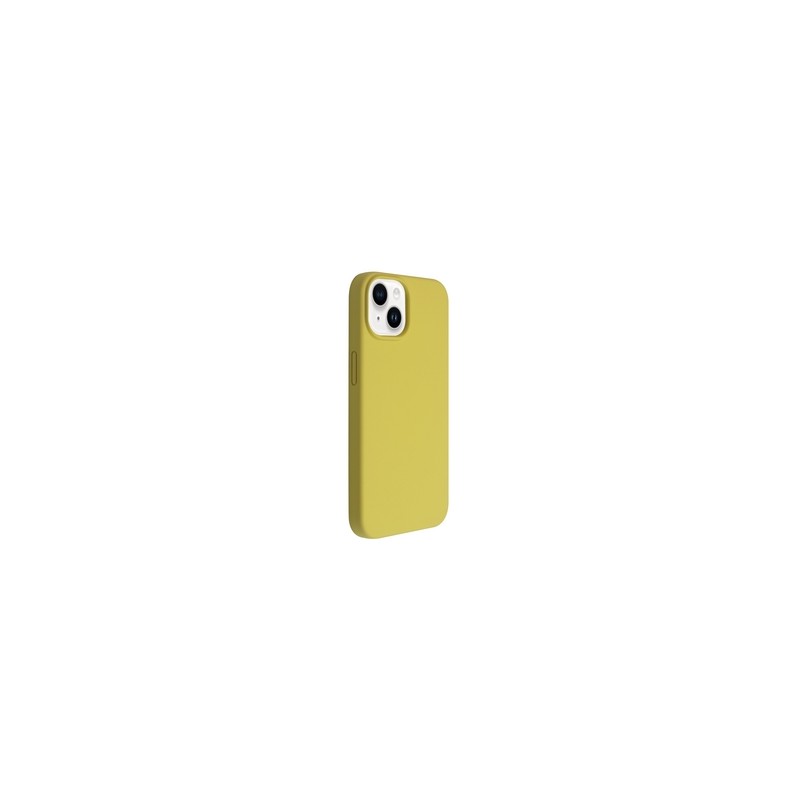 TUNIT Cover per iPhone 14 in silicone MagSafe compatibile - Lemon