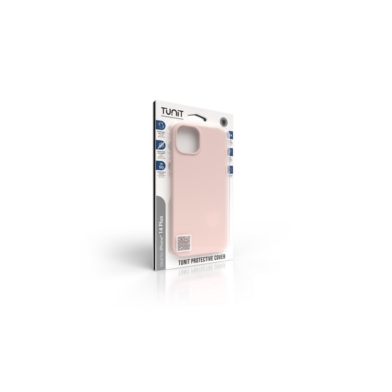 Cover per iPhone 14 Plus in silicone, MagSafe compatibile - Pink