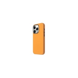 Cover per iPhone 14 Pro in pelle sintetica, MagSafe compatibile - Yellow