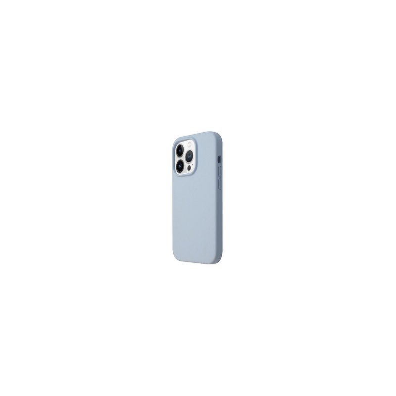 TUNIT Cover per iPhone 14 Pro in silicone MagSafe compatibile - Light Blue